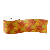 Grosgrain Ribbon-Autumn Leaves Grosgrain Lint (Spoel)