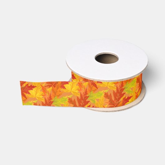 Grosgrain Ribbon-Autumn Leaves Lint (Spoel)