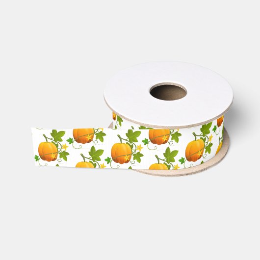 Grosgrain Ribbon-Autumn Pumpkin Lint (Spoel)