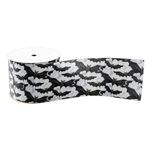 Grosgrain Ribbon-Halloween Bats Lint (Spoel)