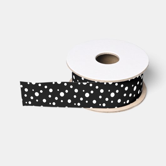 Grosgrain Ribbon-Polka Dots Lint (Spoel)