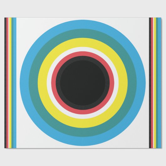 Grosgrain Wrapping Paper - Centerpiece 1 Cadeaupapier (Vlak)