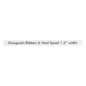Groskorrelige lint 6-inch spuit, 1,5 inch breed (Voorkant)