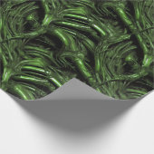Gross Alien Bio Sludge Green Wrapping Paper Cadeaupapier (Hoek)