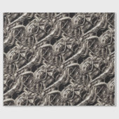 Gross Alien Biomatter Wrapping Paper Cadeaupapier (Vlak)