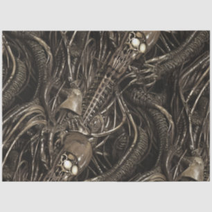 Gross Alien Spine Serpents Tissuepapier
