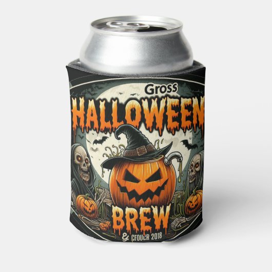 Gross Halloween Brew Blikjeskoeler (Blikje Achterkant)
