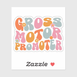 Gross Motor Promoter | Grappige PT Fysiotherapie Sticker