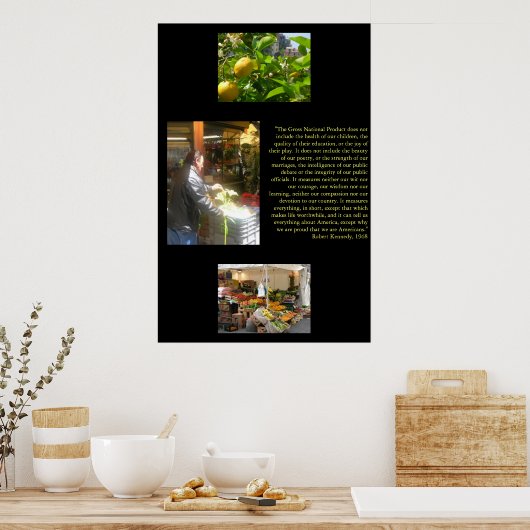 Gross National Product Poster (Keuken)