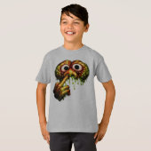 Gross-Out Alien Nose Picking Slime T-shirt (Voorkant volledig)