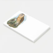 Gross Owl, 10 x 6 inch Post-it® notes (Schuin)