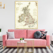 Grossbritannien Ierland Canvas Afdruk (Insitu (Woonkamer))