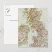 Grossbritannien Irland - Kaart van het Verenigd Ko (Voorkant / Achterkant)