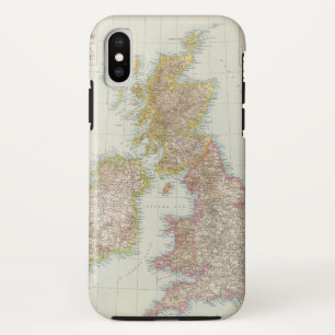 Grossbritannien Irland - Kaart van het Verenigd Ko Case-Mate iPhone Case