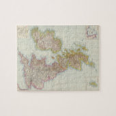 Grossbritannien Irland - Kaart van het Verenigd Ko Legpuzzel (Horizontaal)