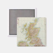 Grossbritannien Irland - Kaart van het Verenigd Ko Magneet (Voorkant / Achterkant)