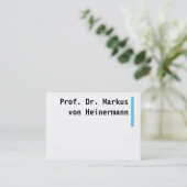 Große Businesscards Visitekaartje (Staand voorkant)