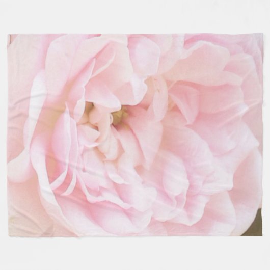 grosse Fleecedecke "Roses", rosa Fleece Deken (Voorkant (Horizontaal))