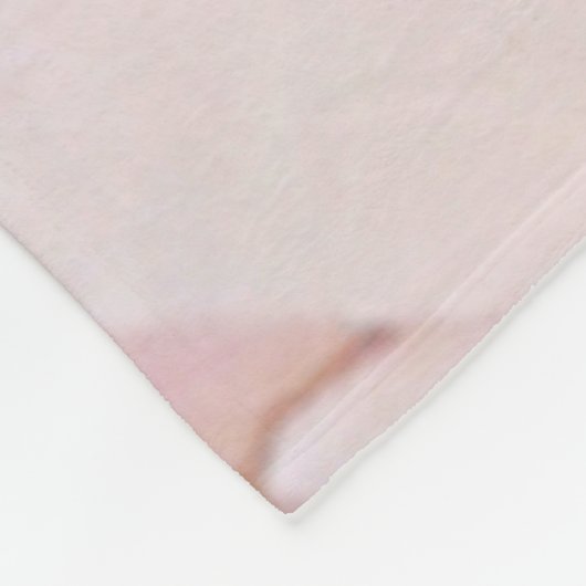 grosse Fleecedecke "Roses", rosa Fleece Deken (Hoek)