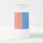 Große Glastasse Frankreich Fahne Matglas Bierpul (Center)