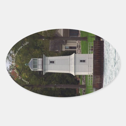 Grosse Ile North Channel Front Light sticker (Voorkant)
