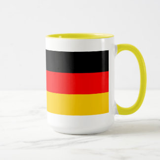 Große Ringer Tasse gelb Deutschland Fahne Mok