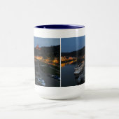 Große Ringer Tasse pulverblau Cochem an der Mosel Mok (Midden)