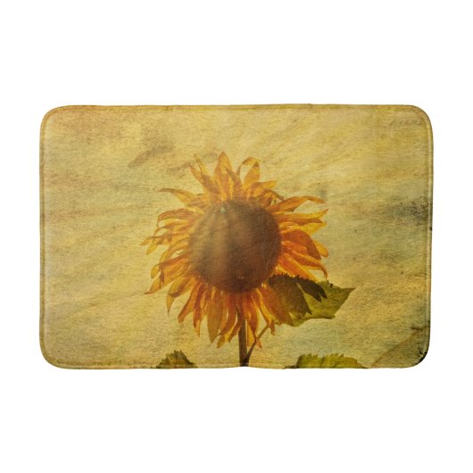 Große Sonnenblume Badmat (Voorkant)