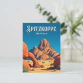 Grosse Spitzkoppe Namibië Briefkaart (Staand voorkant)