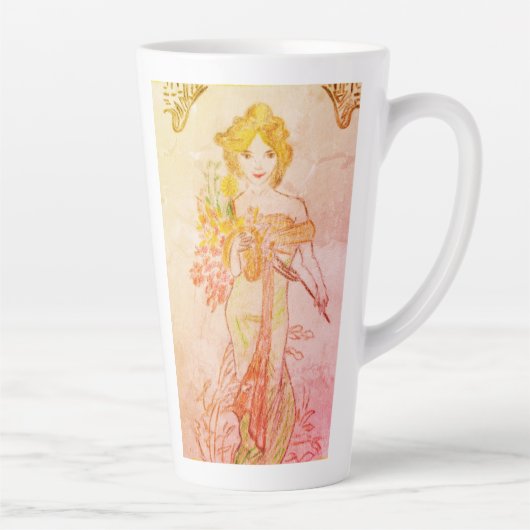 Große Tasse Latte Mok (Rechts)