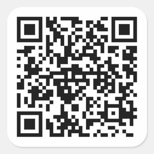 Großer Aufkleber 7,6 cm (6 pro Bogen) Vierkante Sticker (Voorkant)