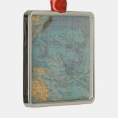 Grosser Ocean Metalen Ornament (Rechts)