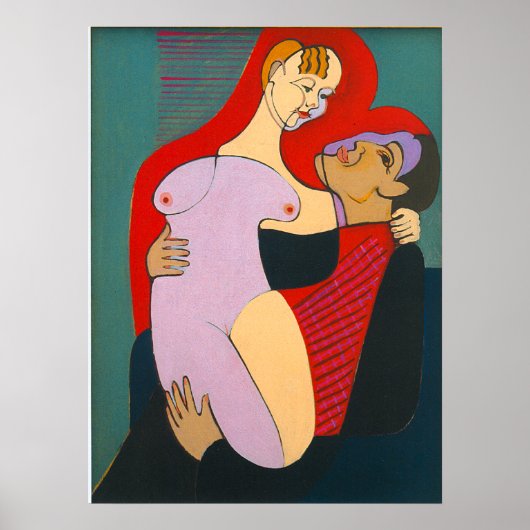 Großes Liebespaar Poster (Voorkant)