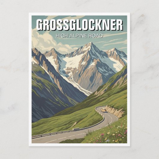 Grossglockner High Alpine Road Briefkaart (Voorkant)