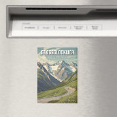 Grossglockner High Alpine Road Briefkaart Magneet (Insitu (Vaatwasser))