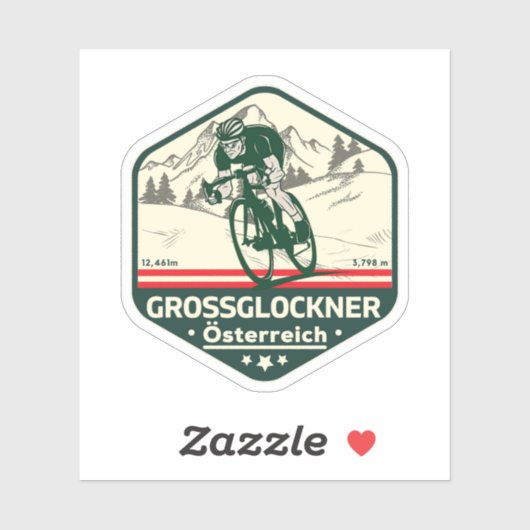 Grossglockner High Alpine Road oostenrijkse alpenm Sticker (Vel)