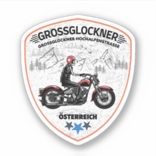 Grossglockner Hoge Alpenweg Oostenrijkse Alpen mot Sticker