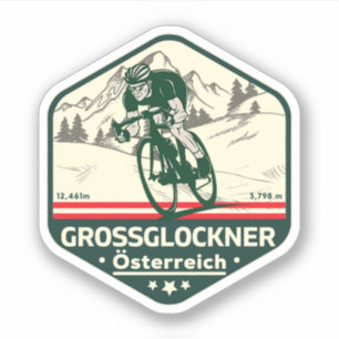 Grossglockner-Hoogalpiene weg Oostenrijkse Alpen m Sticker