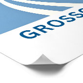 Grossglockner Oostenrijk Reisprint Poster (Hoek)