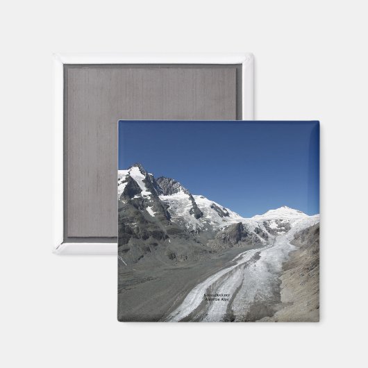 Grossglockner, Oostenrijkse Alpen Magneet (Voorkant / Achterkant)