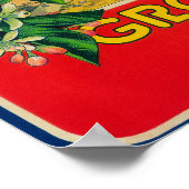 Grossmont Lemon LabelEl Cajon, CA Poster (Hoek)