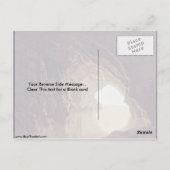 grot in de avond van Joseph Wright Briefkaart (Achterkant)