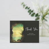 Grot met uitzicht op een tropische zee Scenisch be Briefkaart (Staand voorkant)