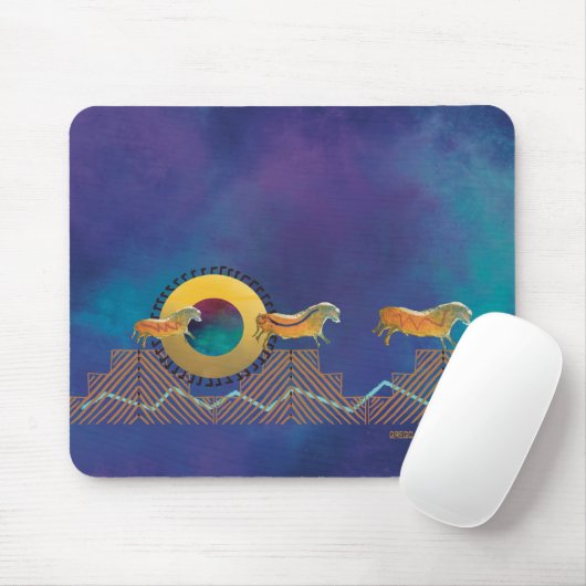 Grot paard muis pad muismat (Met muis)