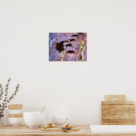 Grot Schildering. poster (Keuken)