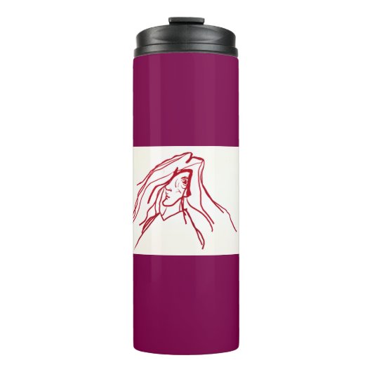 Grot Schildering Thermische Tumbler Thermosbeker (Voorkant)