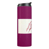Grot Schildering Thermische Tumbler Thermosbeker (Gedraaid links)