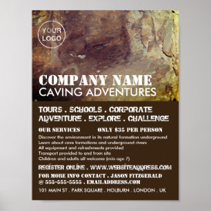 Grot, spelonk avontuur Adverteren Poster