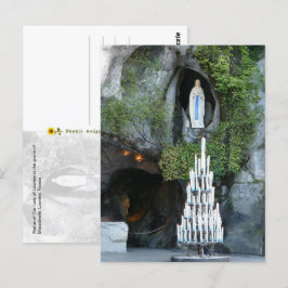 Grot van Massabielle, Lourdes, Frankrijk - Briefkaart