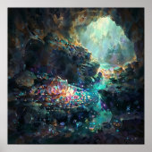 Grot van Pareltjes - Natural Wonder Style Poster (Voorkant)